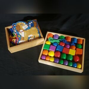 Melissa & Doug Lacing Playset